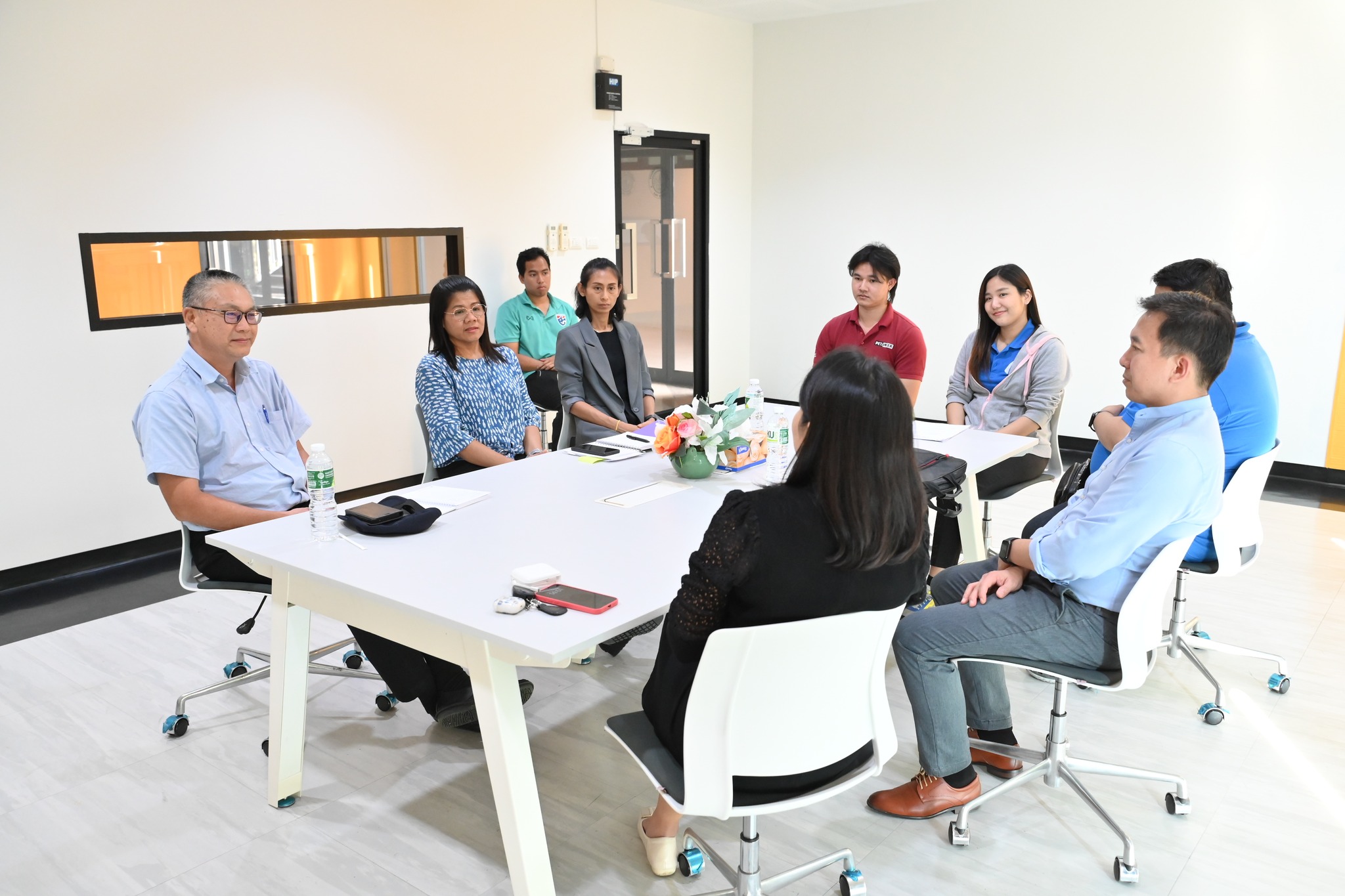 การประชุมหารือความร่วมมือด้านงานวิจัยระหว่างคณะวิทยาศาสตร์การกีฬาและสุขภาพ กับบริษัท Aqua Gym