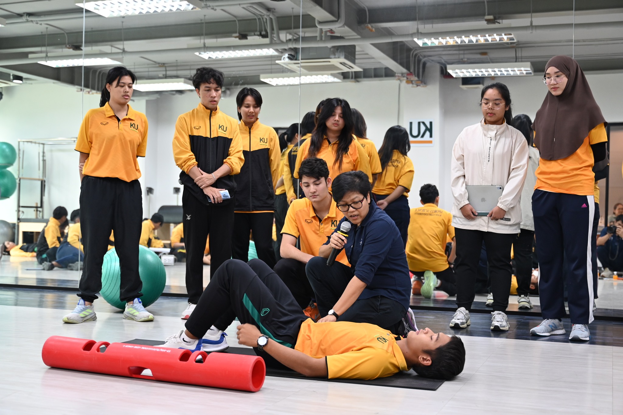 เตรียมความพร้อมนิสิตสู่การฝึกงาน คณะวิทย์ฯ กีฬา เกษตรฯ จัดอบรมเสริมทักษะด้านการฟื้นฟูการเคลื่อนไหวและกล้ามเนื้อ